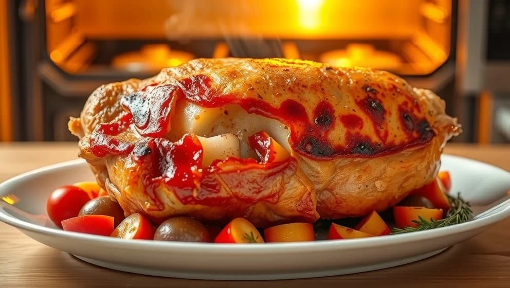 Fläskkarré i ugn på 150 grader