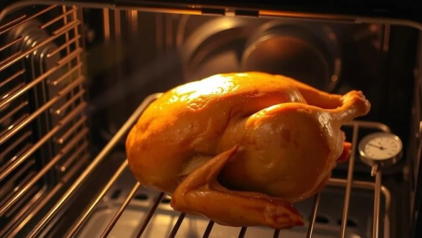 Rätt temperatur för hel kyckling i ugn