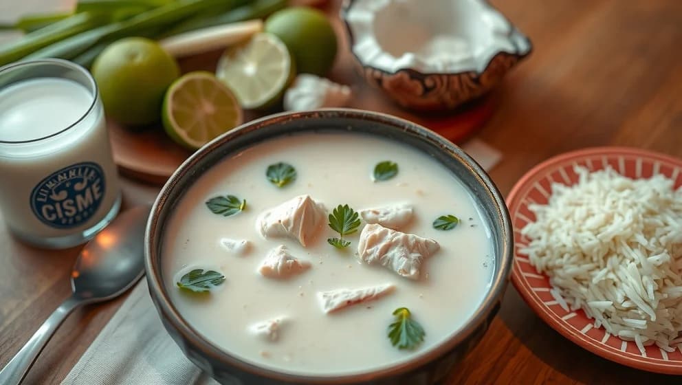 Tom kha gai recept som smakar autentiskt