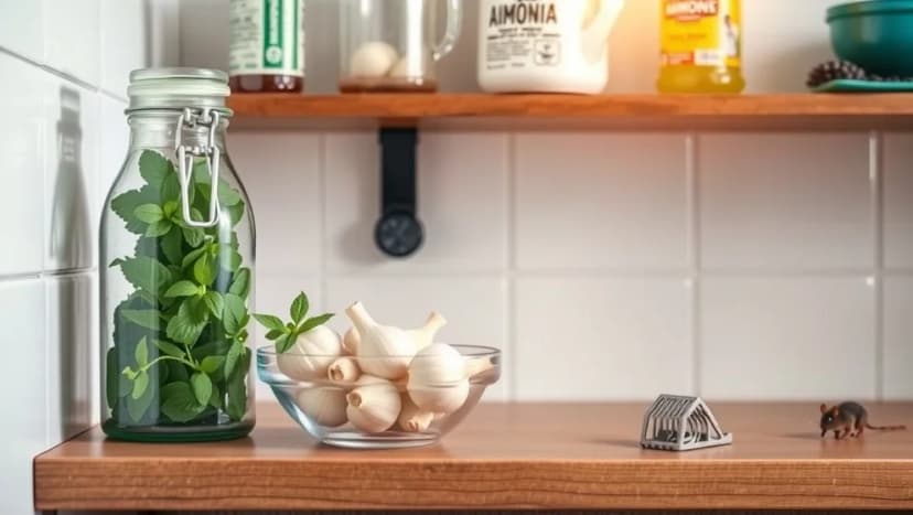 Vilka lukter skrämmer bort möss från hemmet